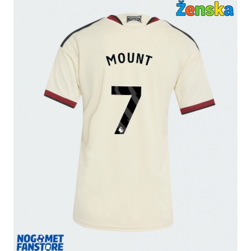 Manchester United Mason Mount #7 Rezervni Dres za Ženska 2026-27 Kratak Rukav
